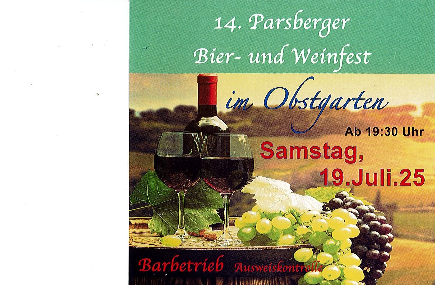 Parsberger Weinfest