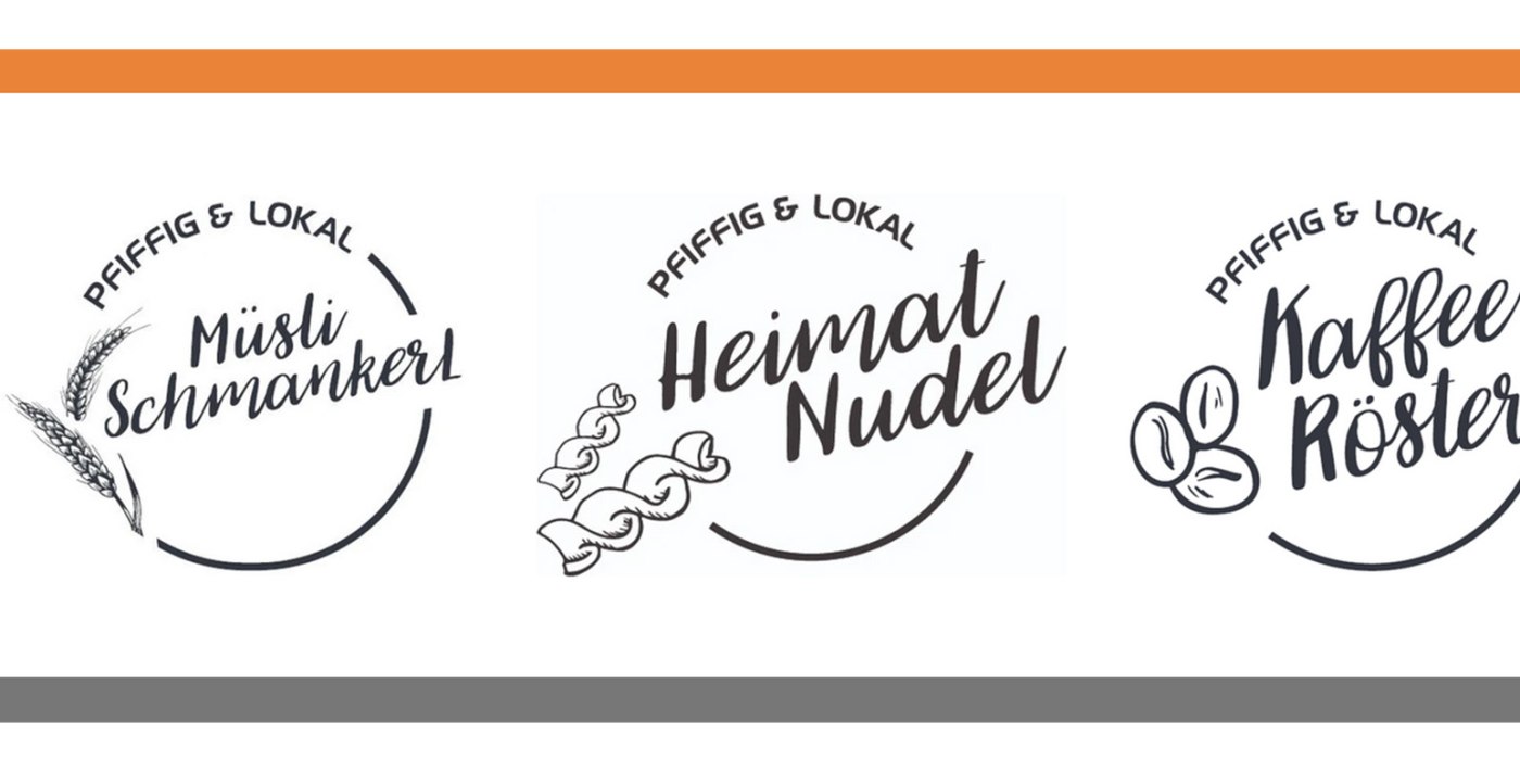 Pfiffig und lokal Logos, © Pfiffig und lokal 