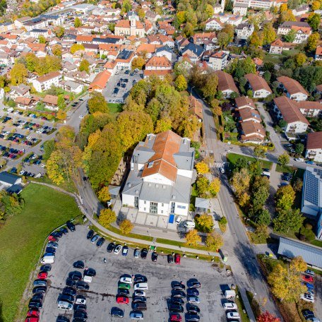 Drohnenbild Kulturzentrum Waitzinger Keller, &copy; Stadt Miesbach