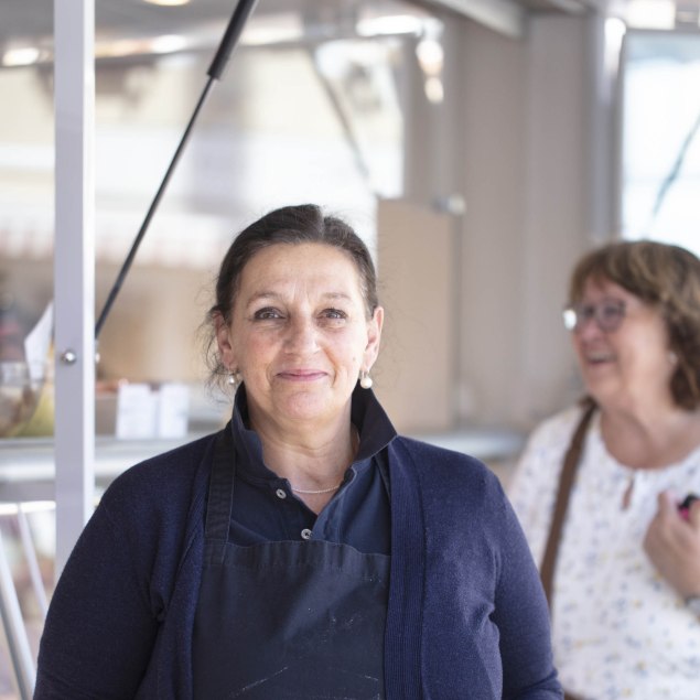 Feinkost Moser auf dem Grünen Markt in Miesbach, © Florian Bachmeier