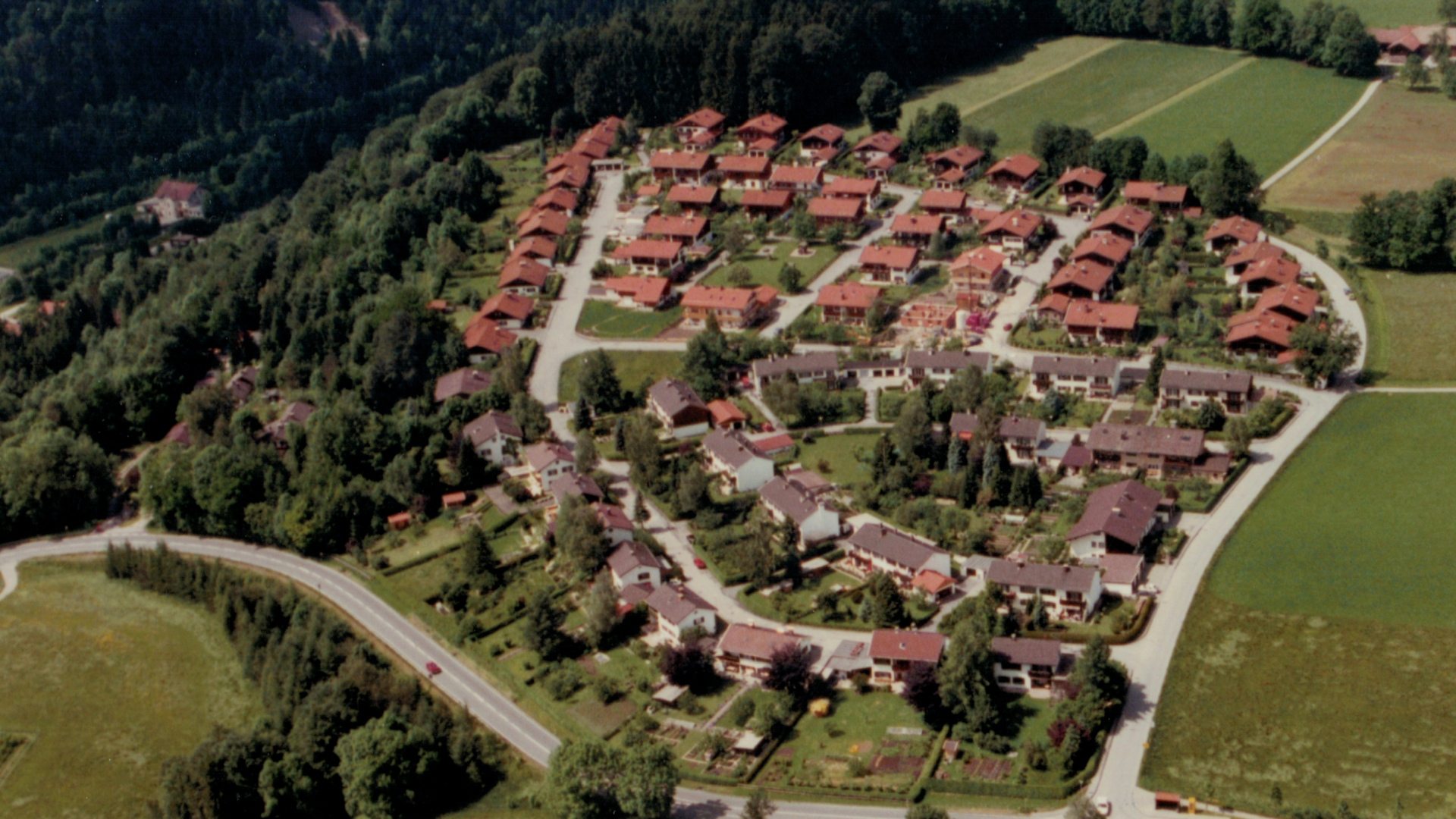 Siedlung Wachlehen, 1991, © Stadtarchiv Miesbach