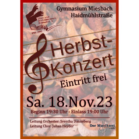 Flyer Konzert, © Chor- und Orchesterverein