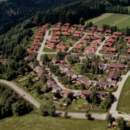 Siedlung Wachlehen, 1991, © Stadtarchiv Miesbach