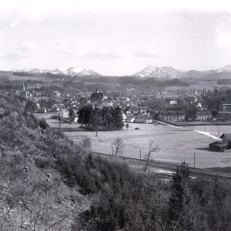 Stadtansicht Norden 1920er Jahre, © Stadtarchiv Miesbach