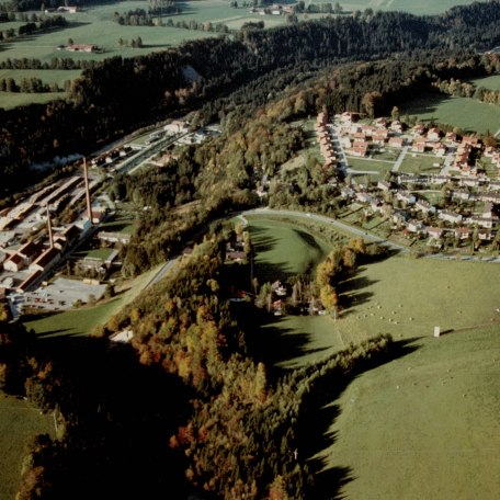 Siedlung Wachlehen und Müller am Baum, 1983, © Stadtarchiv Miesbach