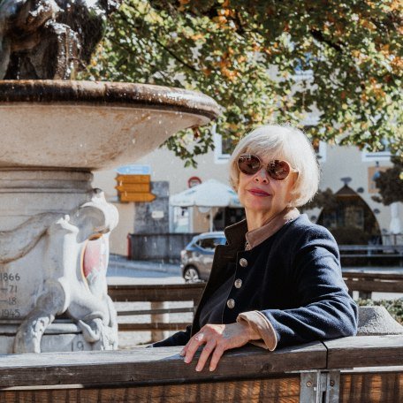 Lisa Hilbich am Stadtplatz, &copy; Lisa Hilbich