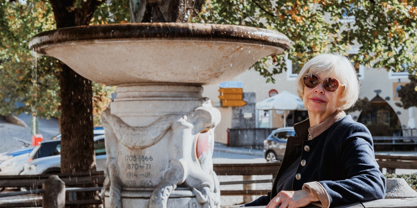 Lisa Hilbich am Stadtplatz, &copy; Lisa Hilbich