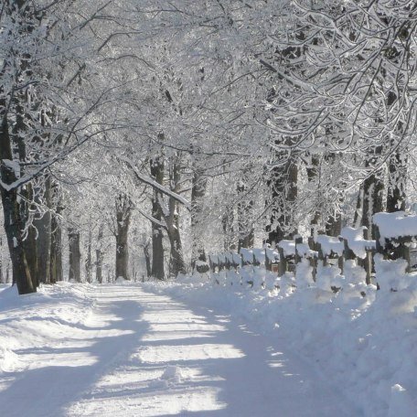 Winterlandschaft vor dem Haus, © im-web.de/ Kultur- und Tourismusamt Miesbach