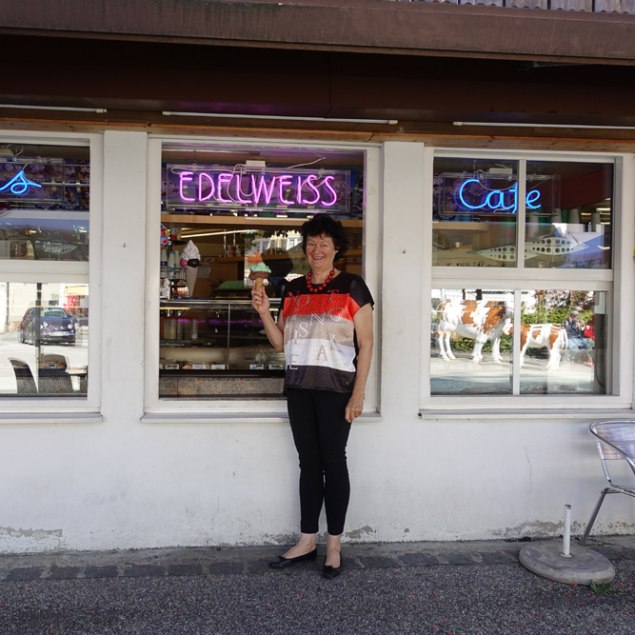 Inhaberin Café Edelweiß, © Verena Wolf