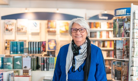 Frau Rausch von Das Buch am Markt, © Max Kalup Frau Rausch von Das Buch am Markt, © Max Kalup