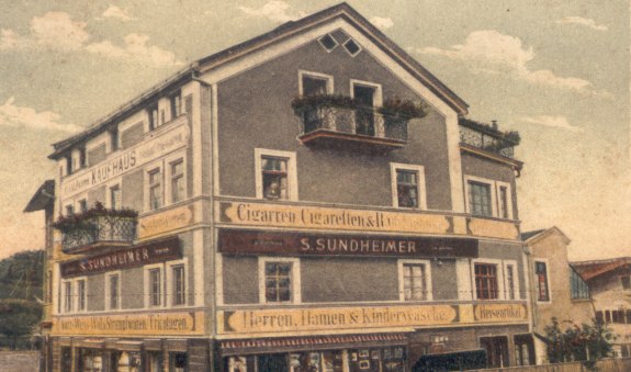 Kaufhaus Sundheimer 1908, &copy; Heimatmuseum Miesbach